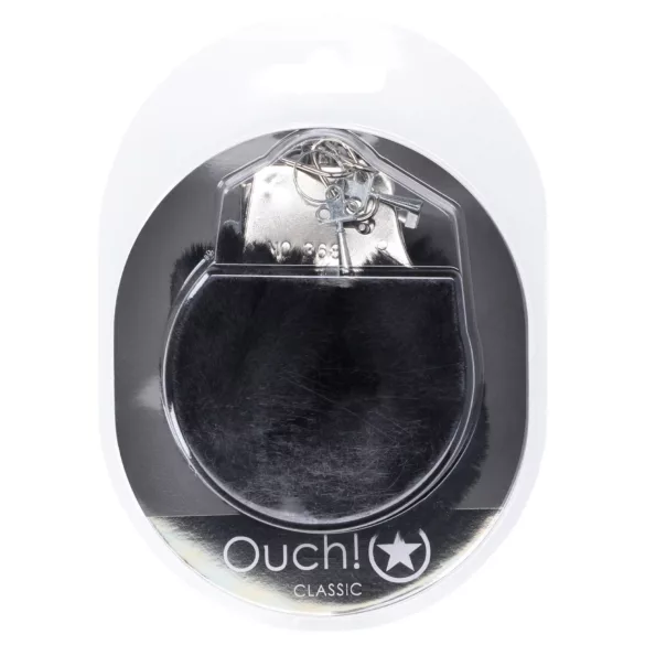 Ouch! - cătușe plușate - negru