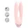 Loveline Amour - vibrator dublu braț - stimulare dublă - silicon roz