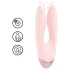Loveline Amour - vibrator dublu braț - stimulare dublă - silicon roz