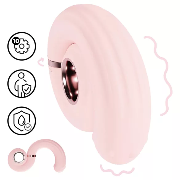 Loveline Perles - vibrator pentru punctul G cu mărgele - roz