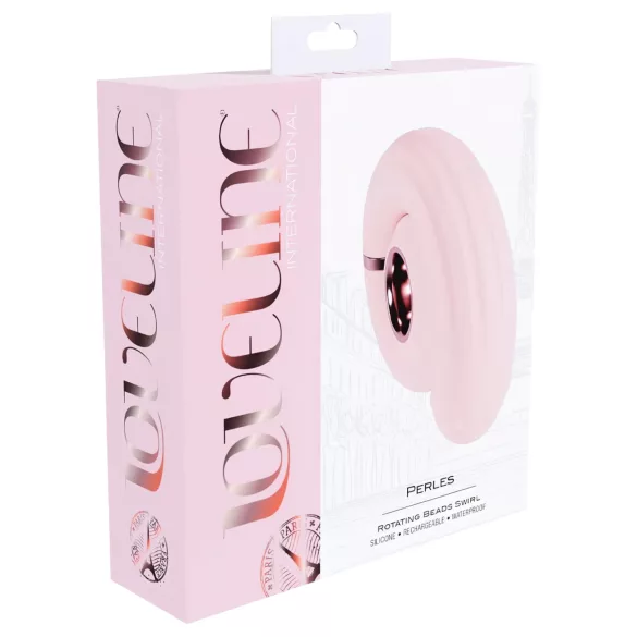 Loveline Perles - vibrator pentru punctul G cu mărgele - roz