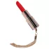Loveline Candy - vibrator tip ruj cu 4 capete interschimbabile (roz)