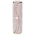 Loveline Candy - vibrator tip ruj cu 4 capete interschimbabile (roz)