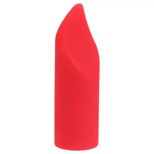 Loveline Candy - vibrator tip ruj cu 4 capete interschimbabile (roz)