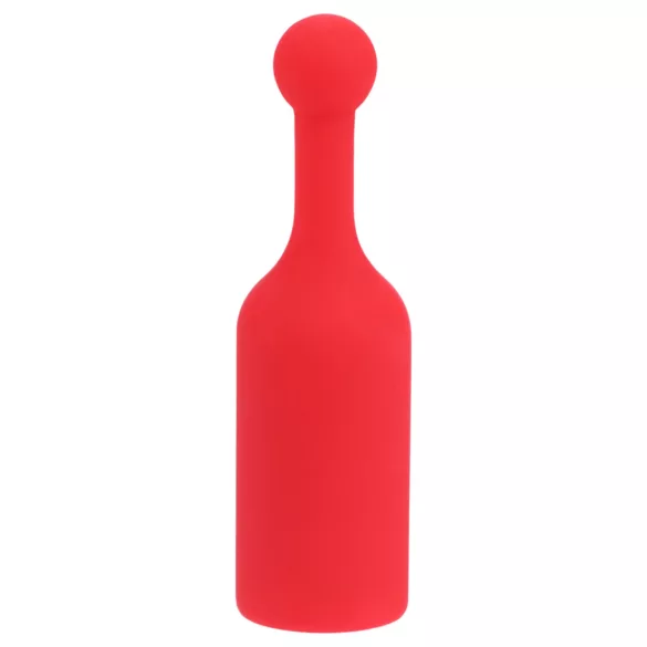 Loveline Candy - vibrator tip ruj cu 4 capete interschimbabile (roz)