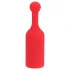 Loveline Candy - vibrator tip ruj cu 4 capete interschimbabile (roz)