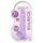 RealRock - dildo realist transparent - liliac 17cm