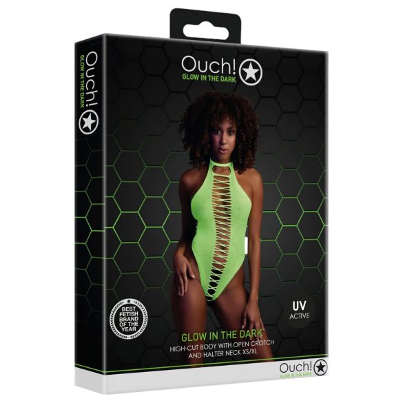 Ouch! - body deschis fosforescent - neon verde