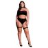 Le Désir Plus Size - Set Lenjerie 3 Piese - Negru (XL-4XL)