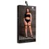 Le Désir Plus Size - Set Lenjerie 3 Piese - Negru (XL-4XL)