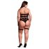 Le Désir Plus Size - Set Lenjerie 3 Piese - Negru (XL-4XL)