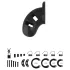 ManCage - cușcă pentru penis Model 13 (negru) - 6,5 cm