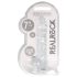 REALROCK - dildo realist din silicon transparent - 17 cm