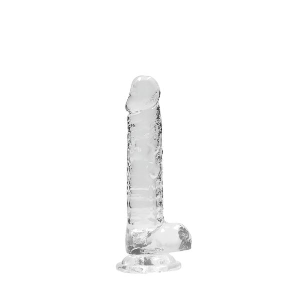 RealRock - dildo realist transparent - 17 cm