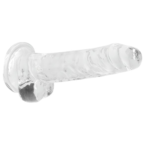 RealRock - dildo realist transparent - 17 cm
