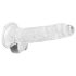 REALROCK - dildo realist din silicon transparent - 17 cm