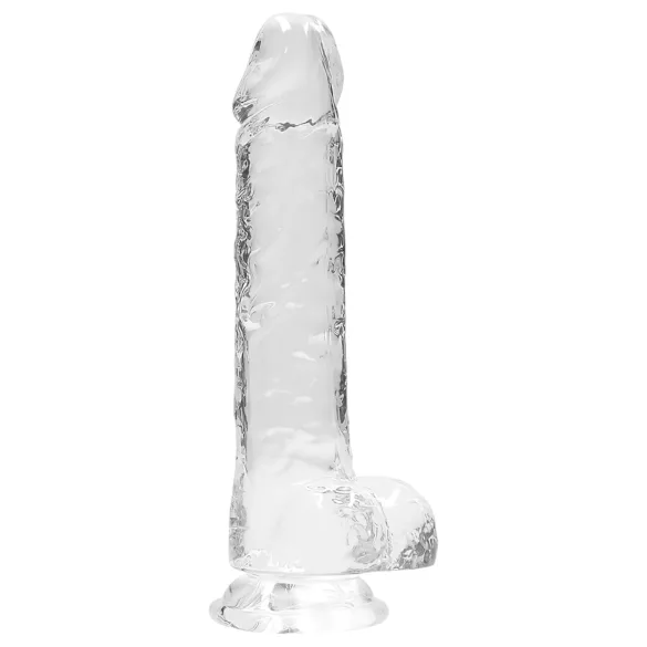 RealRock - dildo realist transparent - 19 cm