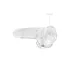 RealRock - dildo realist transparent - 19 cm