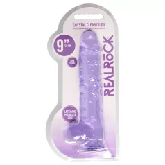 RealRock - dildo realist transparent - mov 22cm