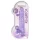 RealRock - dildo realist transparent - mov 22cm