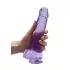 RealRock - dildo realist transparent - mov 22cm