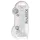 RealRock - dildo transparent realist (transparent, 22 cm)