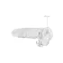 RealRock - dildo transparent realist (transparent, 22 cm)