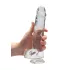 RealRock - dildo transparent realist (transparent, 22 cm)