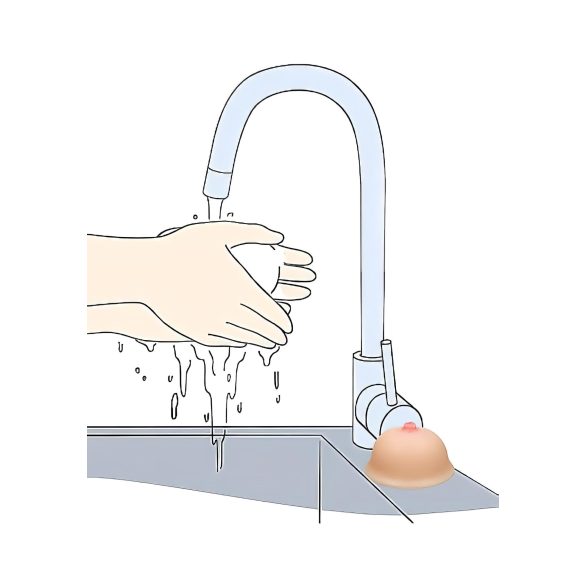 Titty - săpun erotic model sâni - natural (95g)