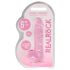 REALROCK - dildo realist transparent - roz (15cm)