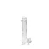 RealRock - dildo realist transparent - gel siliconic - 15 cm