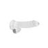 RealRock - dildo realist transparent - gel siliconic - 15 cm