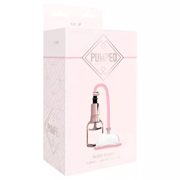 Pumped - pompă manuală pentru vagin - silicon roz