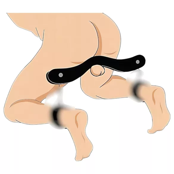 Fa - cutie pentru penis - blocaj - lemn negru