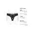 RealRock - chiloți elastici - pentru strap-on - negru