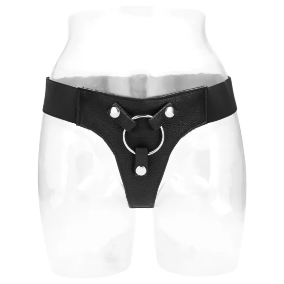 RealRock - chiloți elastici - pentru strap-on - negru