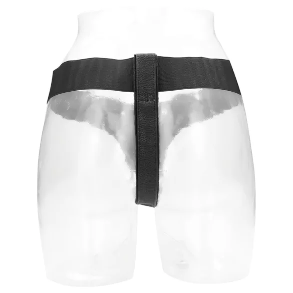 RealRock - chiloți elastici - pentru strap-on - negru