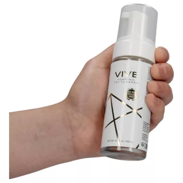 Vive - spray curățare jucării intime - spumă igienizantă 140ml