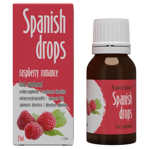Cobeco Spanish Drops - picături afrodiziace - aromă zmeură (15ml)