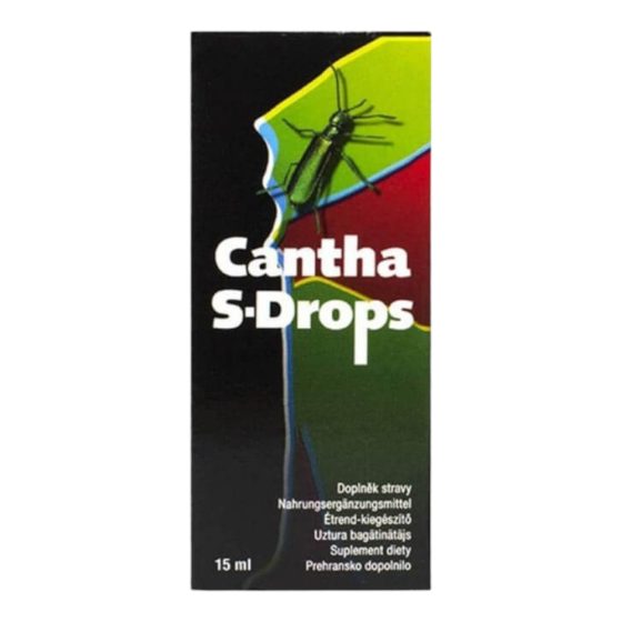 Cantha S-drops - complemente alimentare pentru bărbați - 15ml