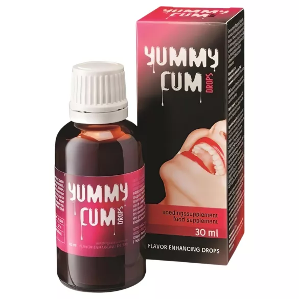 Yummy Cum Drops - picături potență pentru bărbați - supliment alimentar 30ml