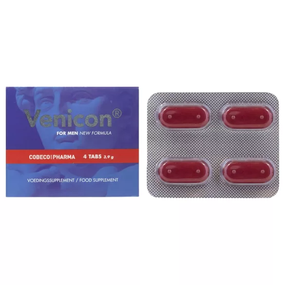 Venicon - supliment pentru potență bărbați - capsule (4 bucăți)