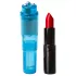 Easytoys - mini vibrator cu set accesorii - albastru (5 piese)