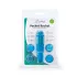 Easytoys - mini vibrator cu set accesorii - albastru (5 piese)