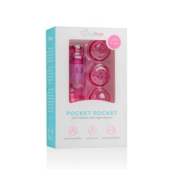 Easytoys Pocket Rocket - set vibrator - roz (5 piese)