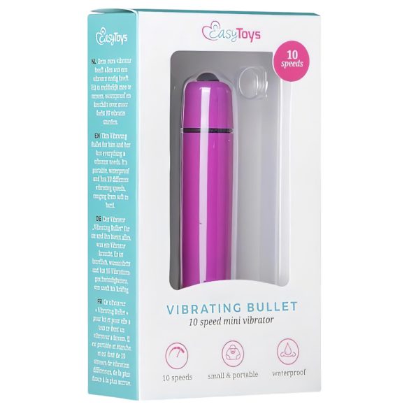 Easytoys - vibratoare tip bullet - rezistent la apă - mov
