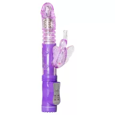   Easytoys Butterfly - vibrator rotativ cu funcție de impuls - mov
