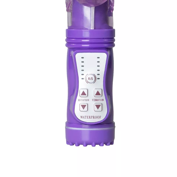 Easytoys Butterfly - vibrator rotativ cu funcție de impuls - mov