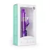 Easytoys Rabbit - vibrator rotativ cu biluțe și braț pentru clitoris - mov