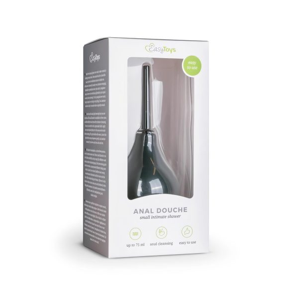 Easytoys - duș anal - mic (negru)